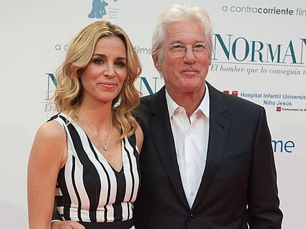 Richard Gere y Alejandra Silva en una imagen de archivo.
