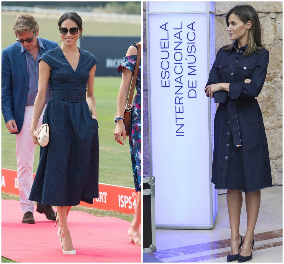 Y nuestra favorita es... ¡Meghan Markle y su vestido denim de Carolina Herrera!