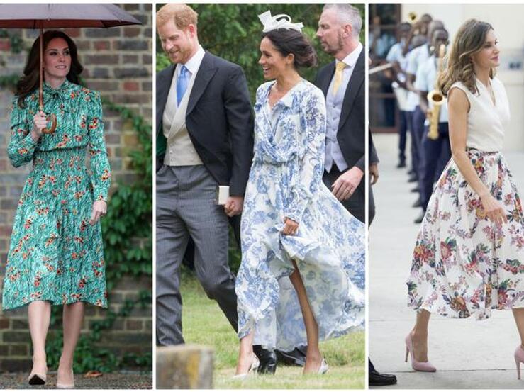 Fotos: Letizia, Meghan Markle o Kate Middleton: ¿quién copia el look a quién?