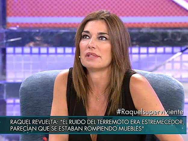 Raquel Revuelta durante su intervención en el 'Deluxe'.