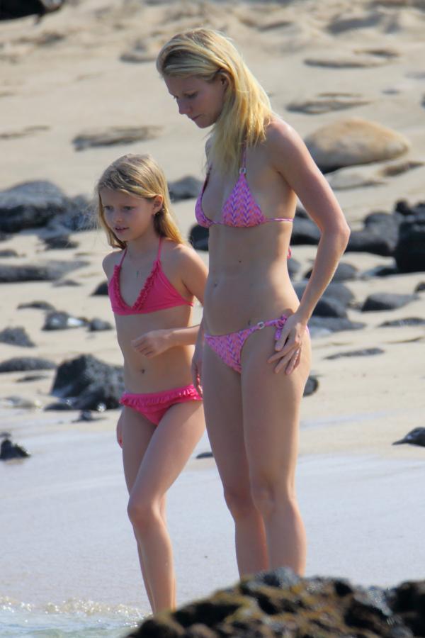 La hija de la actriz parece una pequeña Gwyneth. Es idéntica a su madre, solo que en su versión más joven.