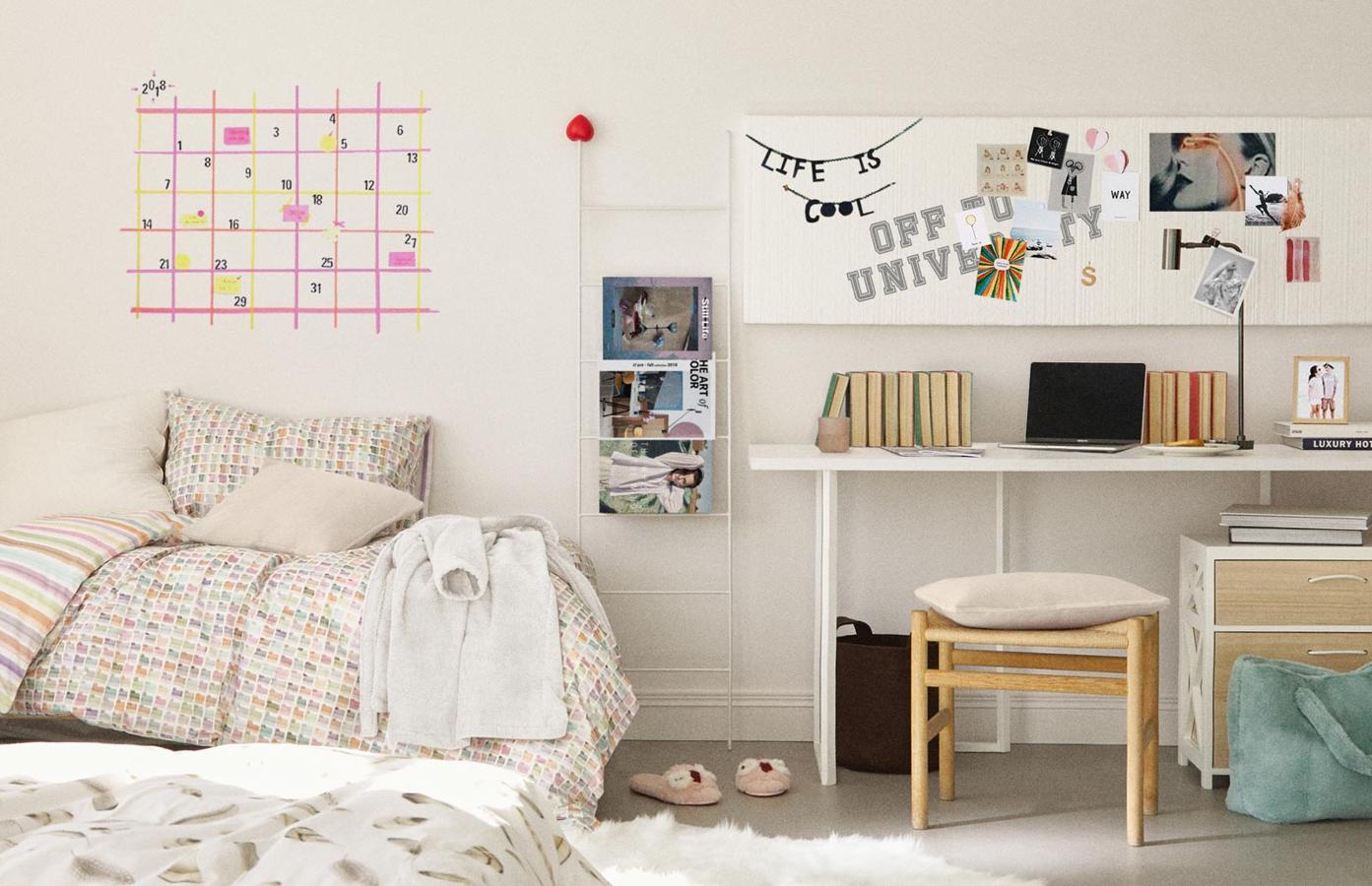 Todo en orden, pero sin perder la personalidad y el confort, esa parece ser la máxima de la colección de Zara Home para los adolescentes.