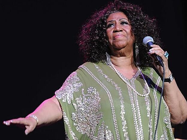 Aretha Franklin en una foto de archivo.