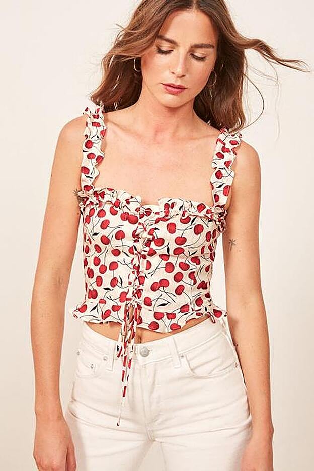 Top Bayley con estampado de cerezas, 109,44 euros.