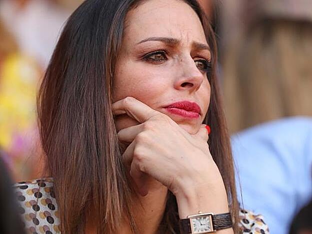 Eva González durante una corrida Goyesca.