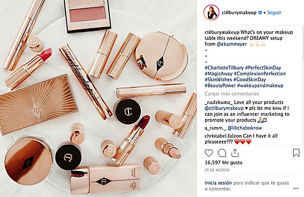 Ya solo el packaging de la colección de Charlotte Tilbury es irresistible.