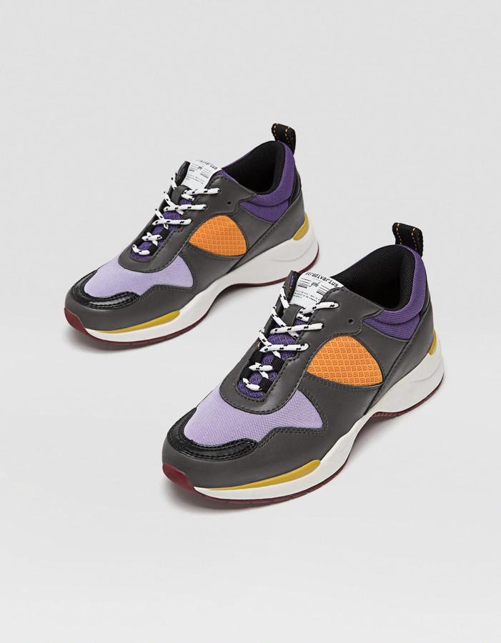 Deportivas multicolor combinadas, 39,99 euros.