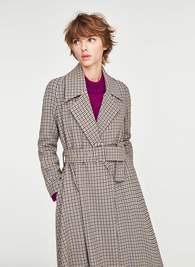 De cuadros, esta es de Uterqüe (250 euros).