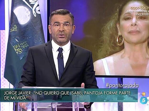 Jorge Javier Vázquez niega que vaya a pedri perdón a Isabel Pantoja.