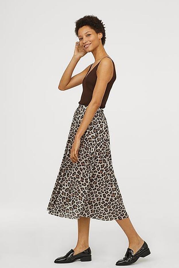 Falda de H&M, 49,99 euros.