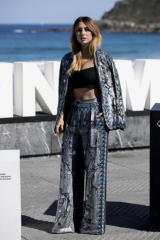 Blanca Suárez en la 66 edición del Festival de cine de San Sebastián.