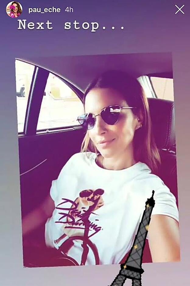 Captura de pantalla del Instagram Stories de Paula Echevarría
