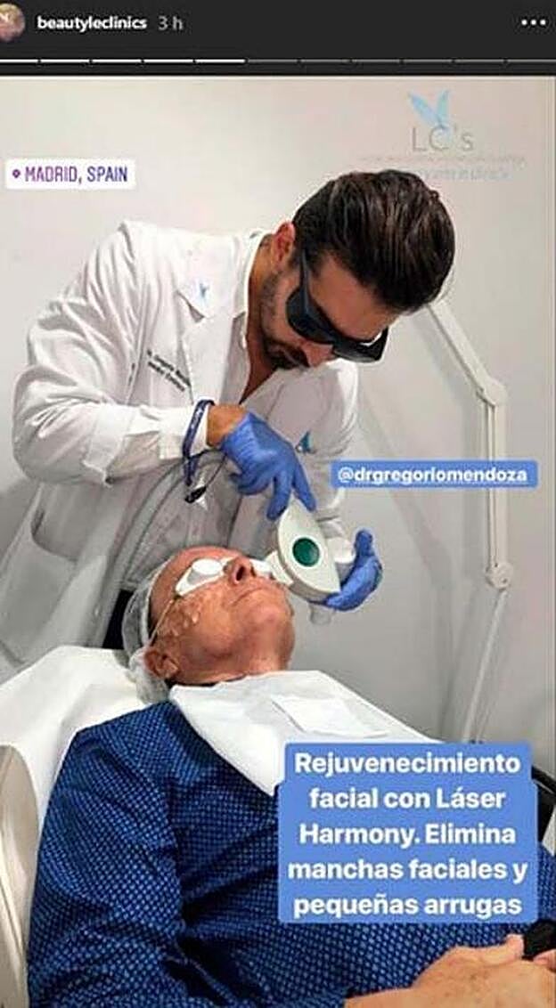 José Ortega Cano se somete a un rejuvenecimiento facial antes de su boda.