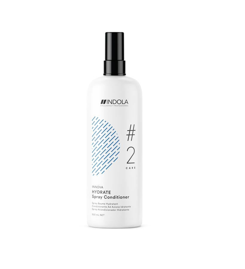 Con aceite de Jojoba, desenreda al instante y restablece la hidratación del cabello a laperfección dejándolo suave y nutrido. Su fórmula con la tecnología pixel devuelve al cabello su calidad natural para asegurar un color brillante.  Spray Acondicionador Hidratante de Indola  (12 €).