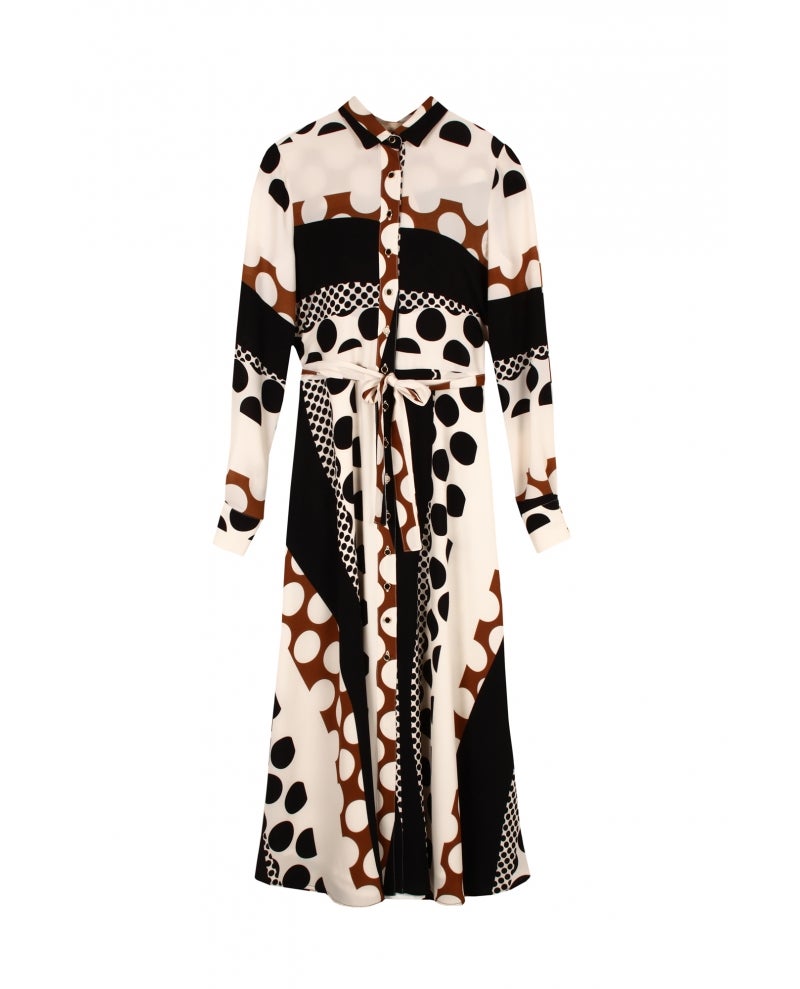 Vestido midi de lunares de Dolores Promesas: de 189,90 a 113,94 euros.