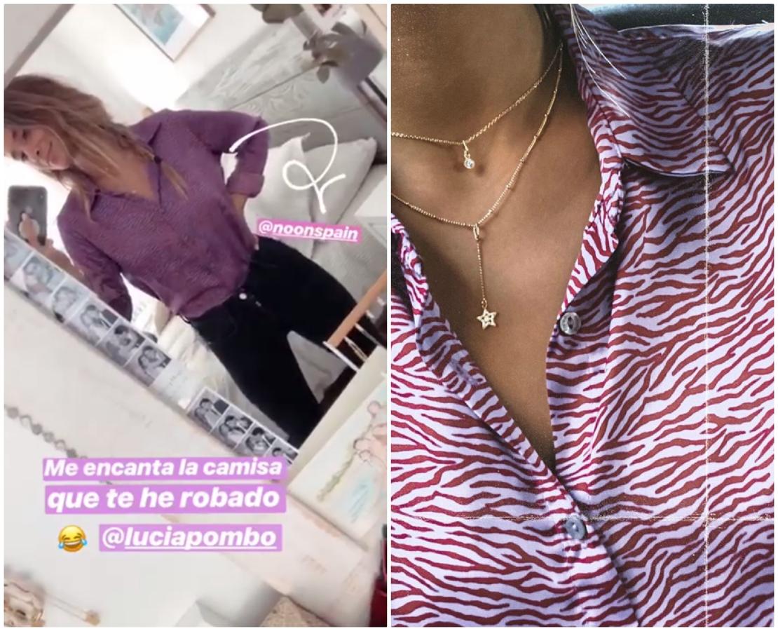 Noon se está convirtiendo en una de las firmas favoritas de las influencers, de  Alba Díaz  a la propia Victoria Federica de Borbón, y María Pombo ha sido la última en caer en la tentación con esta blusa con estampado de cebra en morado que ya está causando sensación en Instagram.