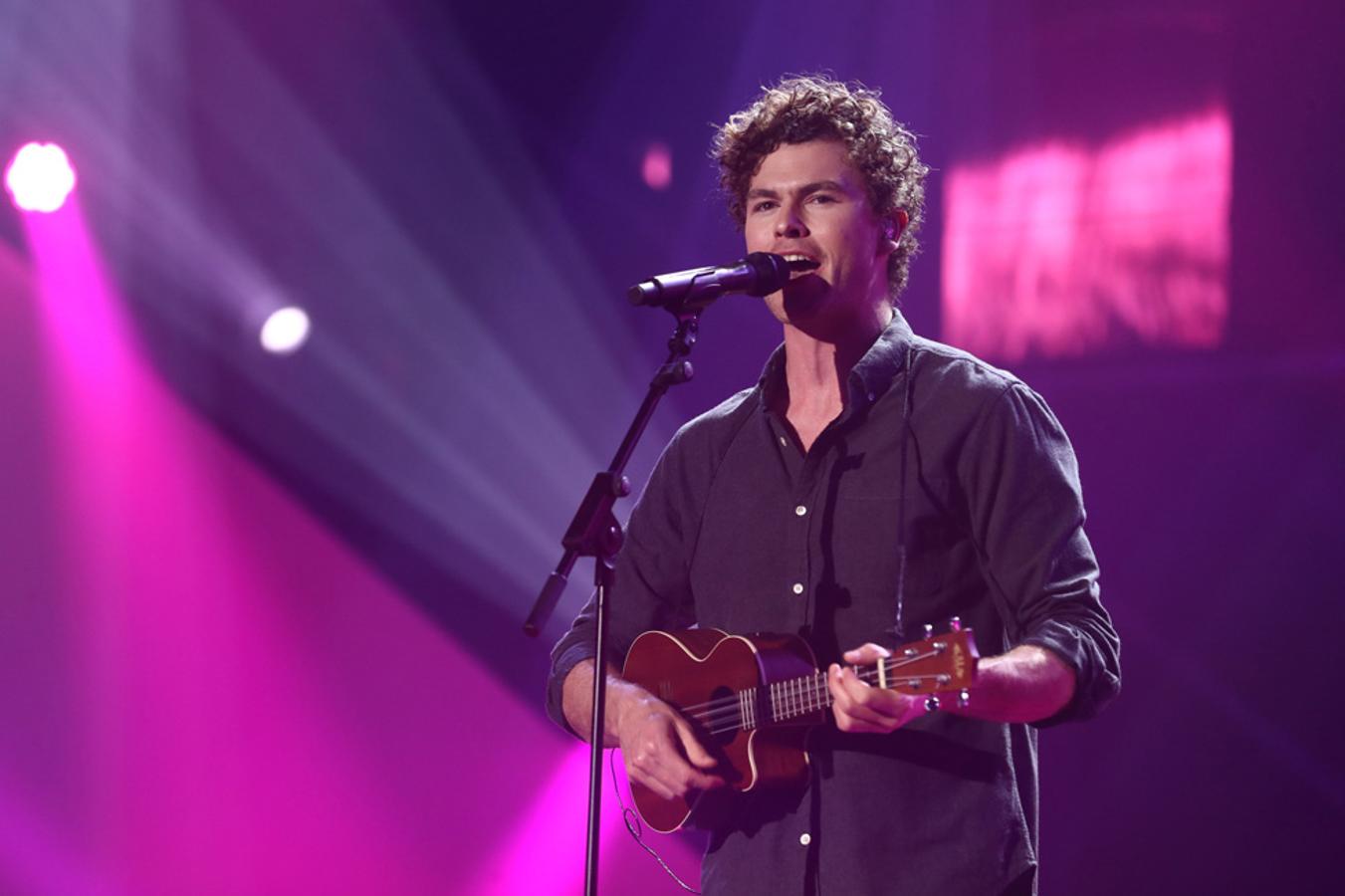 Vance Joy fue uno de los artistas invitados que actuaron en directo en el plató de 'OT 2018'.