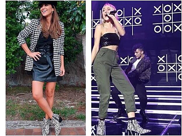 Paula Echevarría y María con botines de Mango.