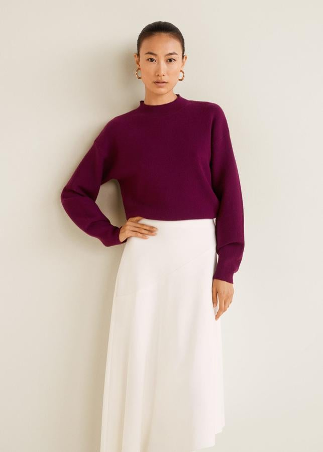 Jersey de cuello perkins, 25,99 euros.