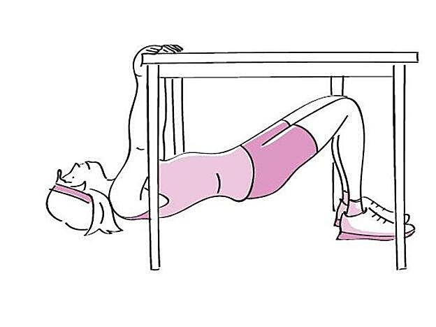 Ejercicio para tonificar sin pesas.