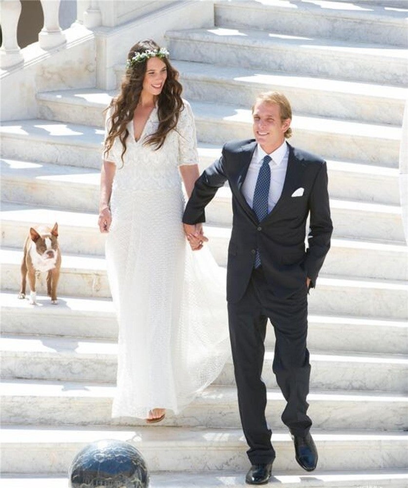 Tatiana Santo Domingo y su vestido de inspiración 'boho' de Missoni también nos recuerdan al espíritu bohemio y minimalista de Marta Ortega, por lo que no descartamos algún detalle similar a este look de boda...