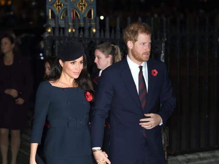 Fotos: El look "francés" con boina de Meghan Markle y otros de sus mejores looks premamá