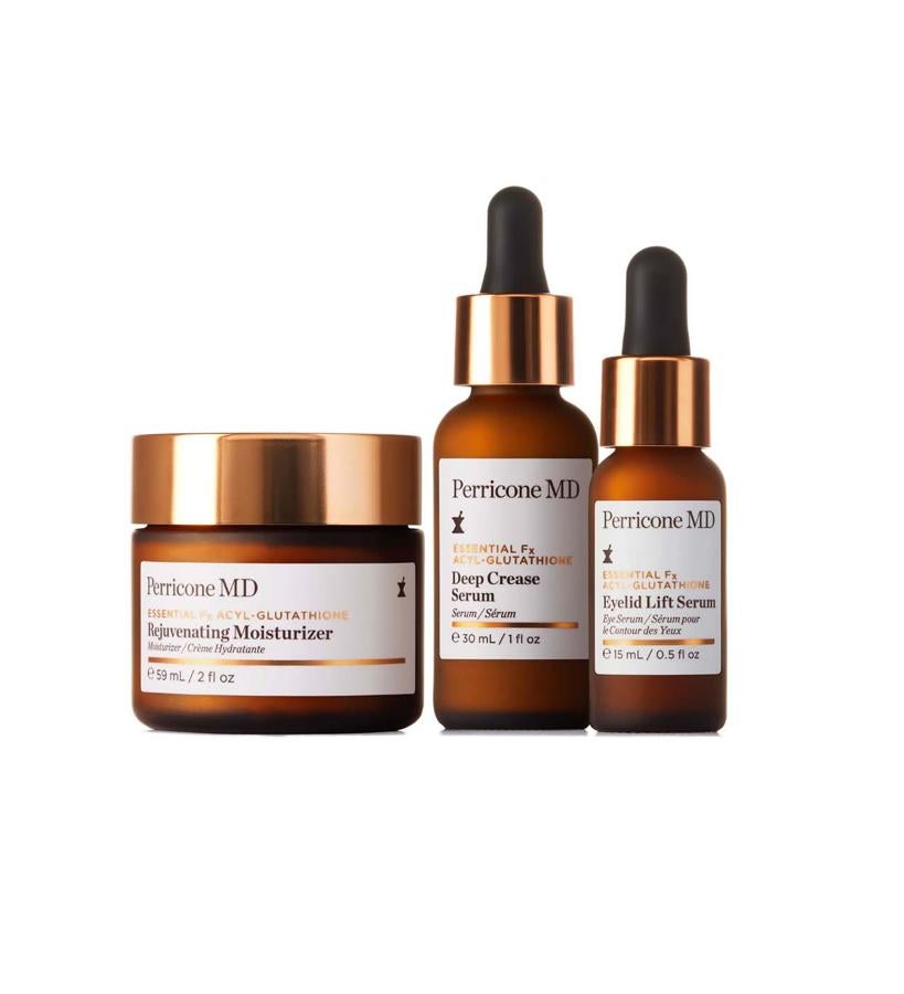 La firma tendrá un descuento del 20% en toda su tienda online (perriconemd.es) desde el 23 al 26 de noviembre, coincidiendo con el Black Friday y el Cyber Monday. Essential Fx Collection es su última línea, que cuenta con un enfoque avanzado para la corrección de arrugas profundas, pliegues y signos de la edad. Rejuvenating Moistururizer (89 €), Deep Crease Serum (165 €), y Eyelid Lift Serum (98 €).