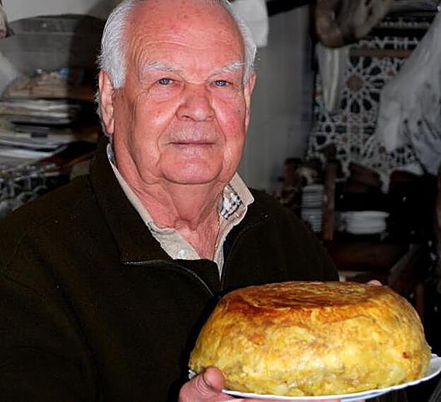 La famosa tortilla del Bar Santos.