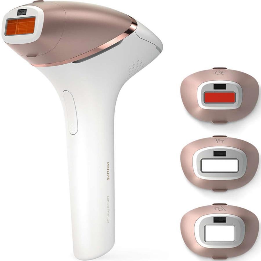 Uno de los inventos más maravillosos de la historia, solo superado por la lavadora. Las depiladoras caseras de luz pulsada han sido todo un descubrimiento para las que preferimos librarnos del vello de forma duradera, pero a nuestro ritmo y en casa. Esta evolución del diseño Lumea de Philips añade adaptadores para las distintas partes del cuerpo y, por fin, nos ahorra en este modelo Prestige el engorroso cable. Precio: 551,49 euros.