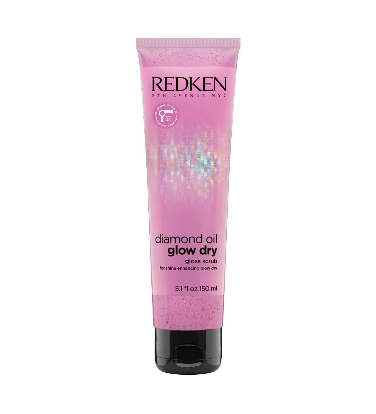 Fórmula hidratante reforzada con aceite exfoliante con cáscaras de argán que elimina suavemente las impurezas y mejorar el brillo.  Se puede utilizar hasta 2-3 veces a la semana o según sea necesario.  Glow Dry Gloss Scrub de Redken  (28,70 €).