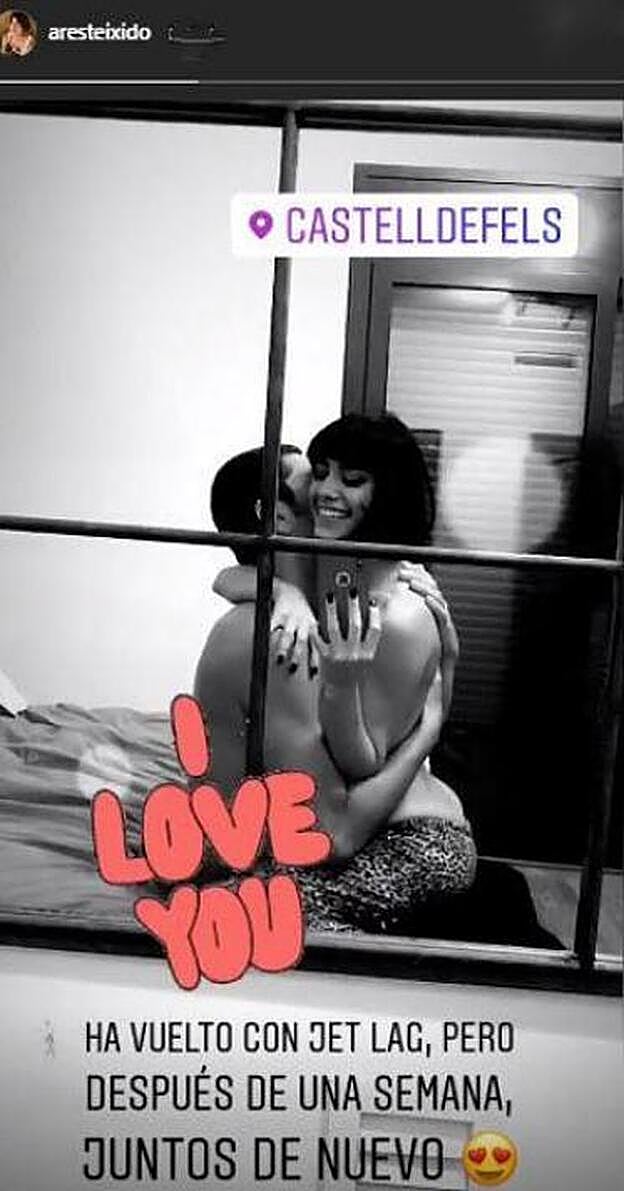 Ares Teixidó presenta en sus redes sociales a su nueva pareja.