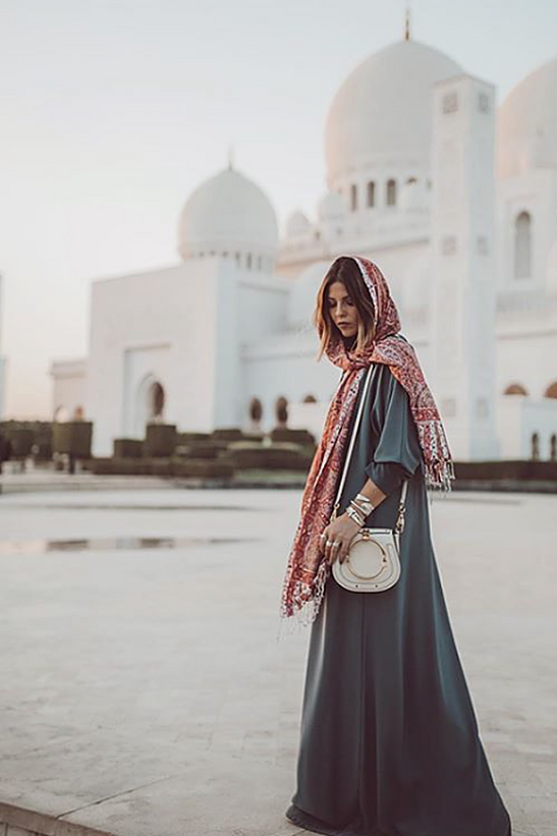 Trendy Taste en la Gran Mezquita de Abu Dhabi.