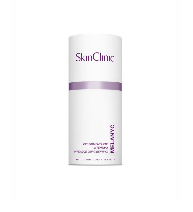 Crema despigmentante facial y corporal Melanyc Daily de SkinClinic: contiene ácido glicólico para potenciar la desaparición de las manchas (91 €).