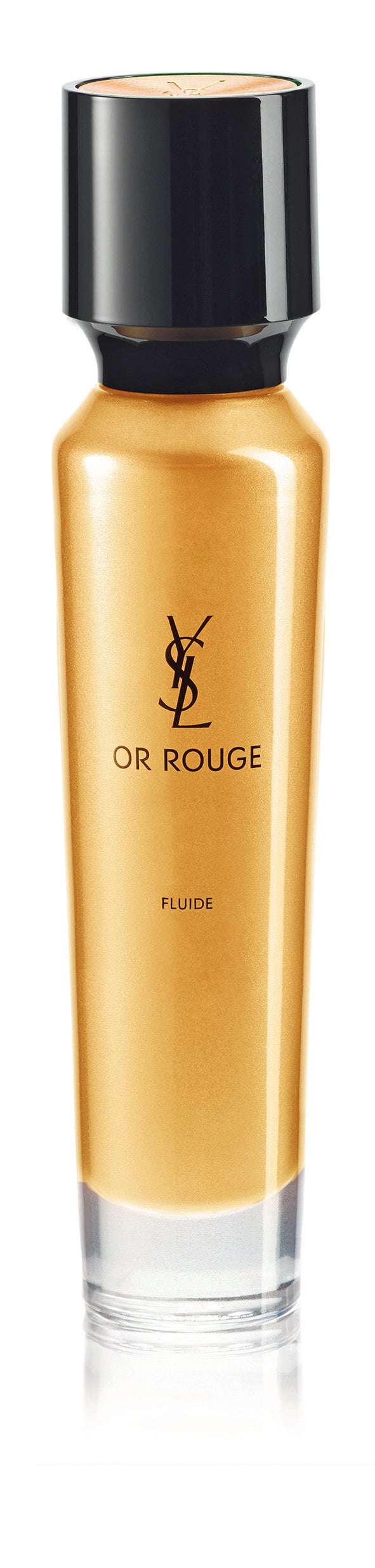 Su Complejo Or Rouge GFC frena la glicación celular, culpable del envejecimiento, con una textura ultraligera. Or Rouge Fluide de Yves Saint Laurent (294,40 euros)