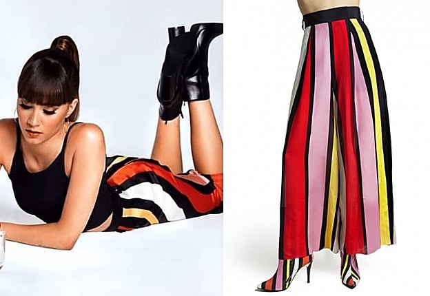 Aitana con pantalones de María Escoté.