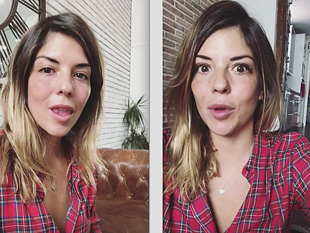 El antes y el después de Trendy Taste en Lashes & Go.