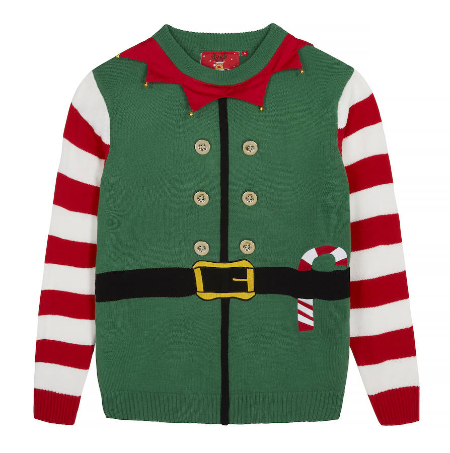 Si quieres ir más allá con tu 'ugly sweater', nuestra apuesta es este jersey de elfo de The Christmas Workshop, a la venta en Amazon por 20 euros.