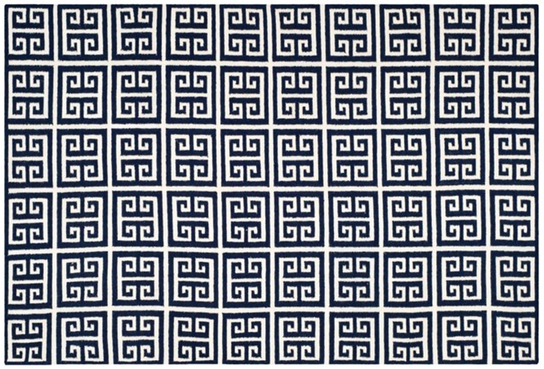 Desde Nueva York, One Kings Lane propone una colección de alfombras en la que los dibujos griegos son los protagonistas. Hay para interior y exterior.