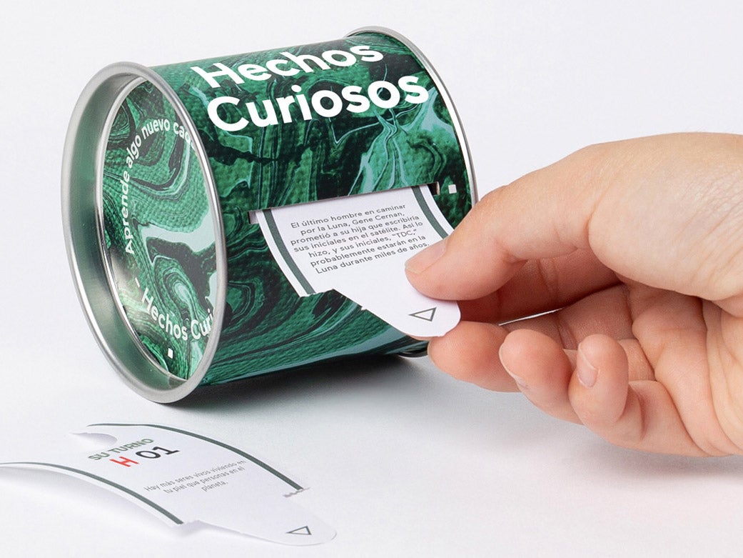 Aprende algo nuevo cada día con esta caja para curiosos. 12,95 euros en El Regalador.