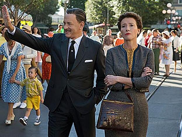 Emma Thompson y Tom Hanks, P.L. Travers y Walt Disney en 'Al encuentro de Mr Banks'