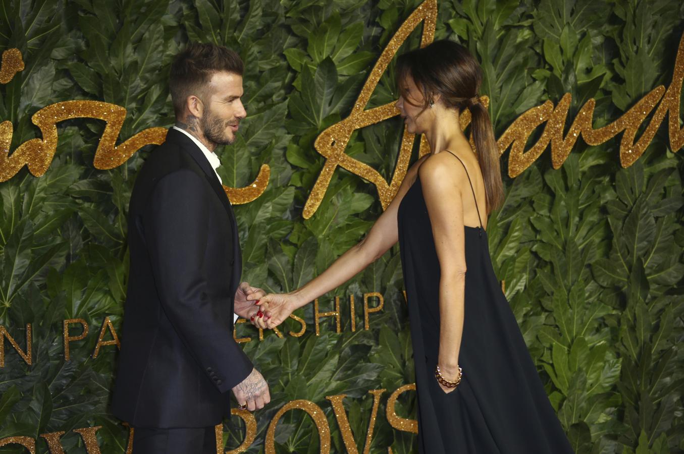 David y Victoria Beckham en los British Fashion Awards 2018