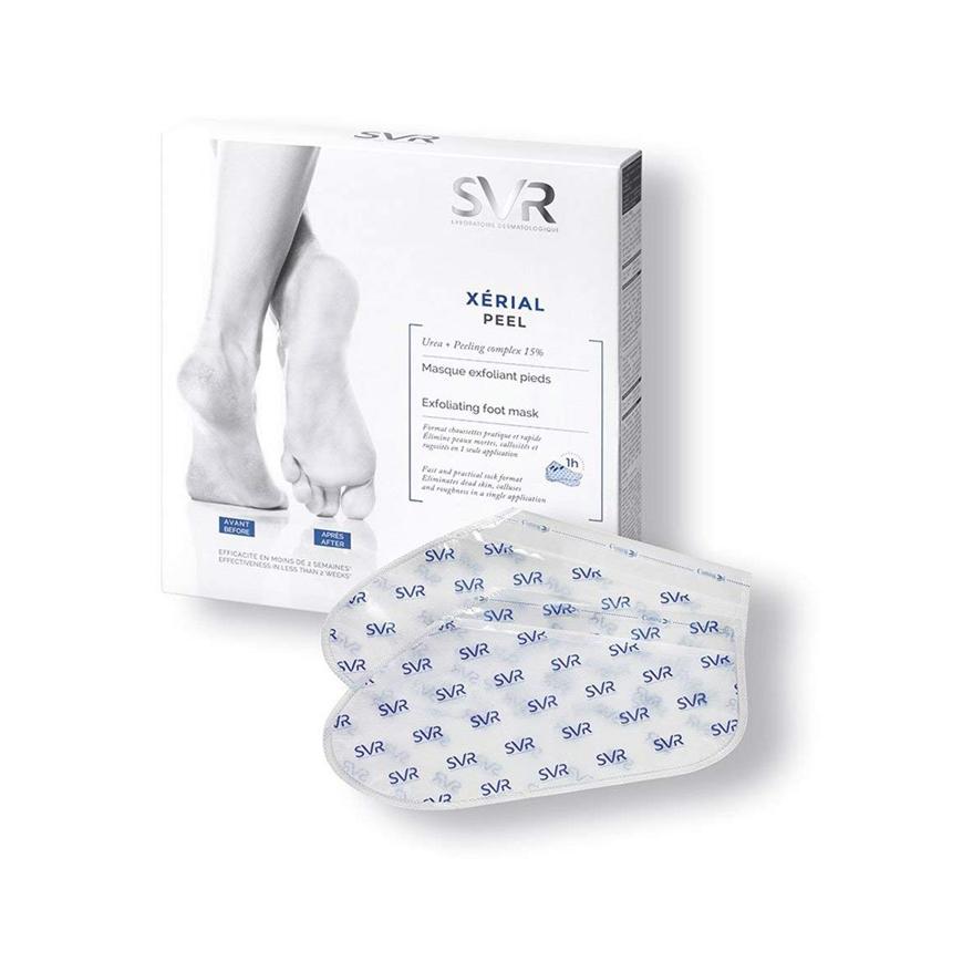 Mascarilla 'peeling' dermatológica que actúa en la planta del eliminando las zonas donde la piel está más gruesa y dura. Hay que dejarlos durante una hora; después se van mudando las capas y en 15 días ya se ha completado el proceso. (21,90 €). En farmacias y parafarmacias de El Corte Inglés.