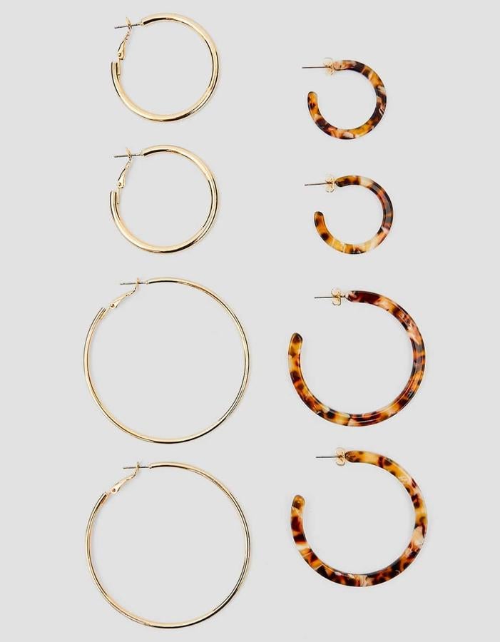 En dorado y en carey, para alternarlos o combinarlos (6,39 euros).