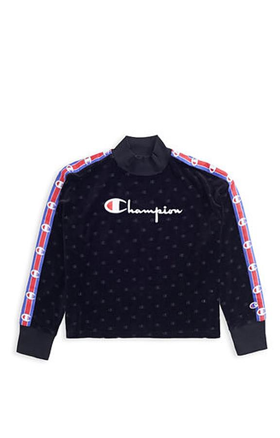 Sudadera de Champion con detalles en los laterlaes de las mangas (c.p.v)
