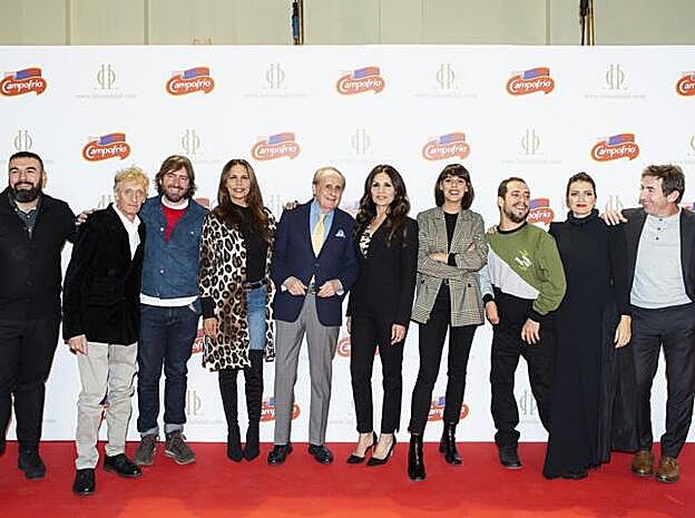 Foto de los protagonistas, además del humor, del anuncio de Navidad de Campofrío.