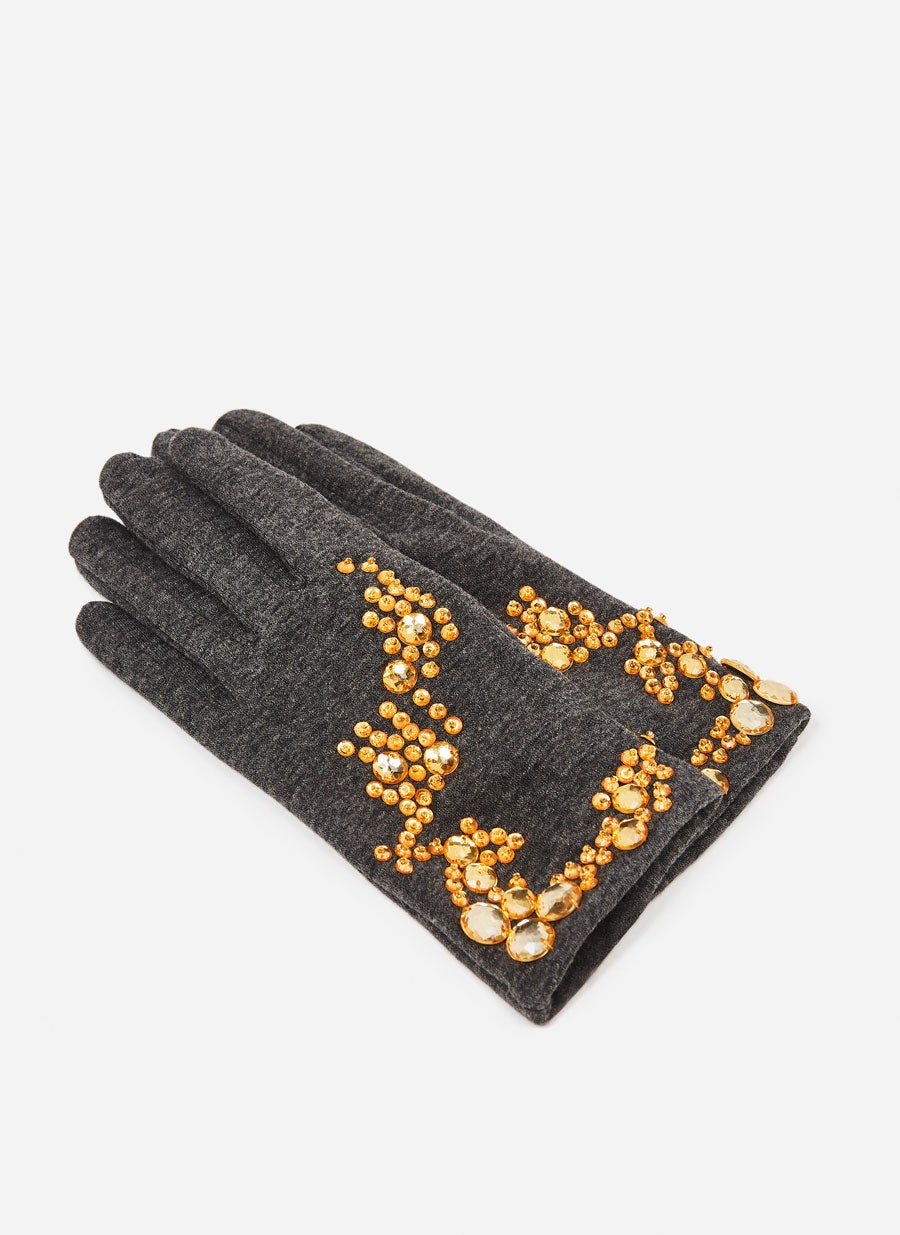 Guantes crises con pedrería: 49 euros.