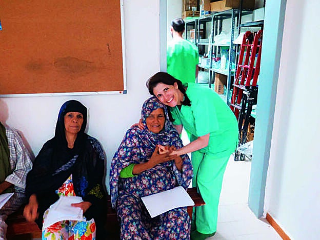 La oftalmóloga Cristina Sevilla.