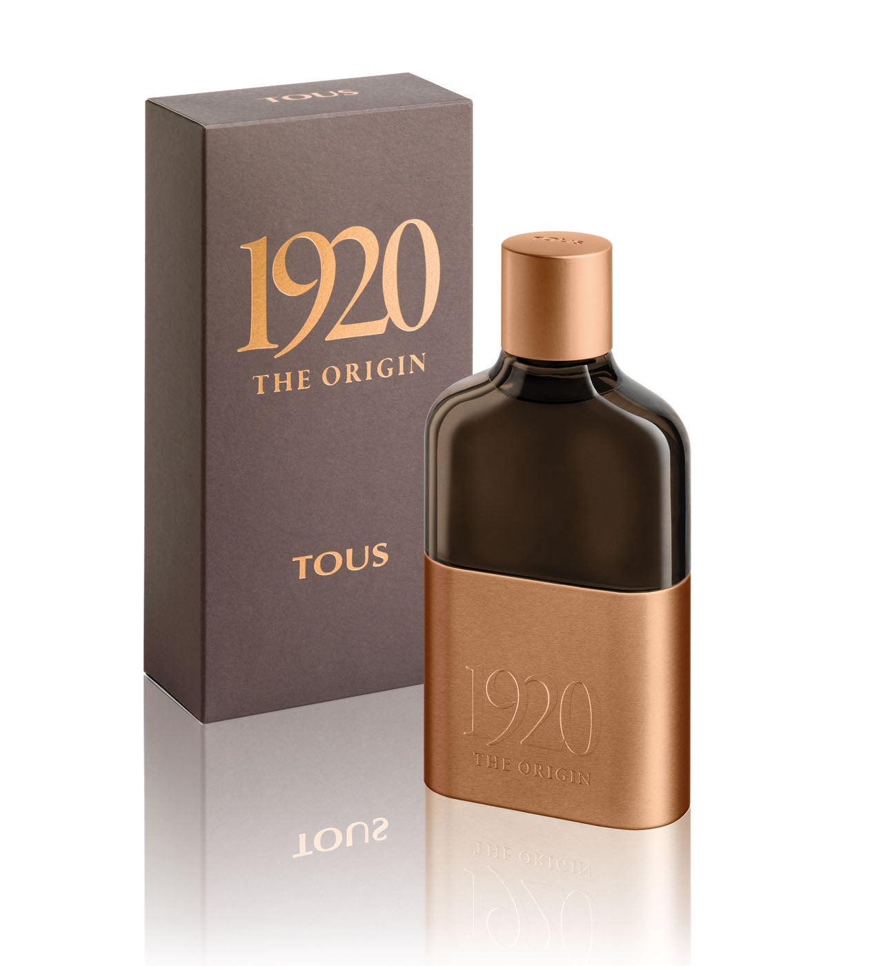 Especias (pimienta rosa, cardamomo y comino), madera (cedro) y flores (pétalos de jazmín) están presentes en este perfume fresco y elegante.  1920 The Origin de Tous  (72 €/ 100 ml).