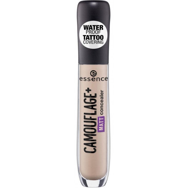 Corrector Camouflage Matt de Essence es el perfecto camuflaje para tus ojeras e imperfecciones. Es de larga duración, resistente al agua y tiene una cobertura alta, llegando incluso a cubrir tatuajes. (3,59 euros). En Primor.