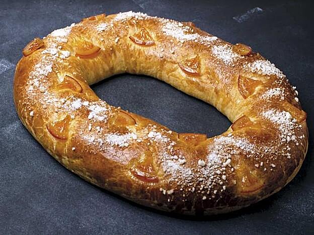 Una imagen del roscón de El horno de Babette.